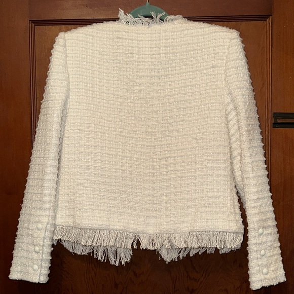 L'AGENCE Angelina Tweed Blazer size 8 New with Tags - Picture 4 of 4